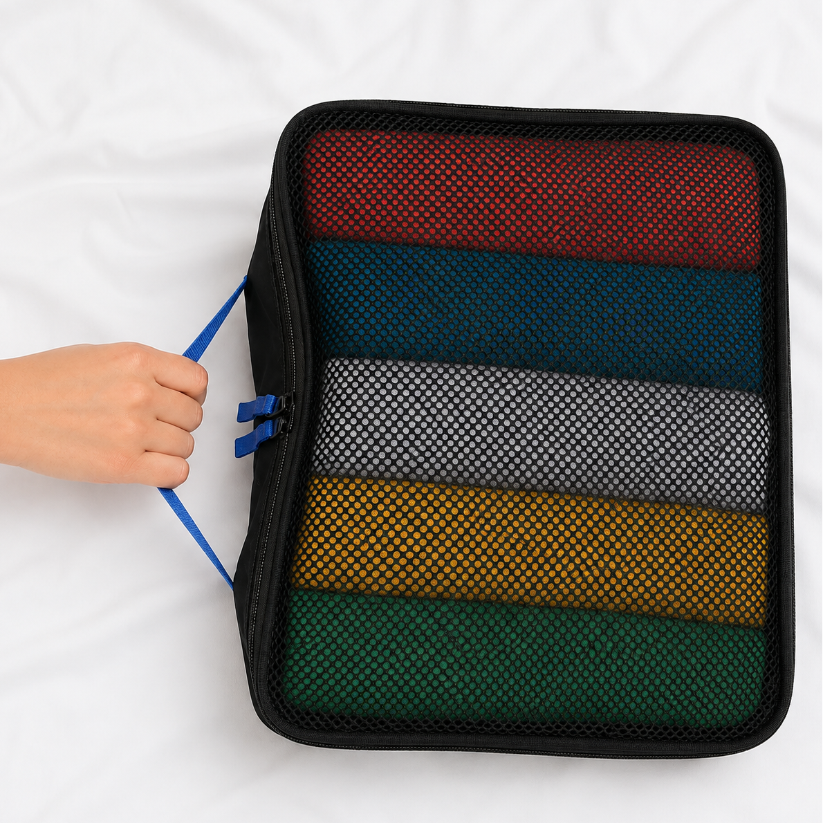 the original packing cube system  — clear black